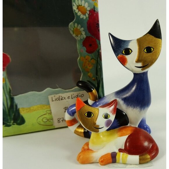 Lidia and Lidio Cat Figurine Goebel Rosine Wachtmeister - Picture 3 of 7